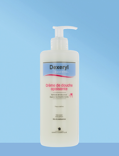 Crème de douche apaisante