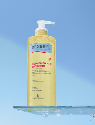 Huile de douche apaisante
