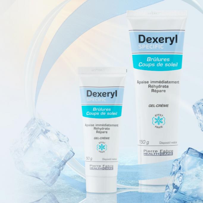 Notice : le produit Dexeryl Brûlures Coups de soleil | Dexeryl Gamme