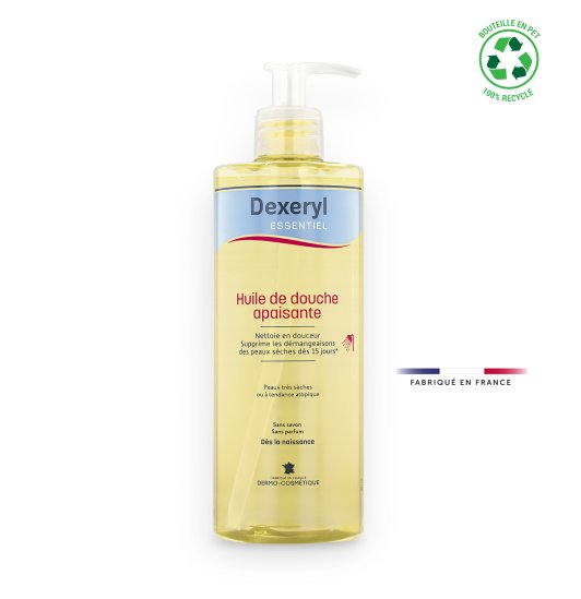 Huile de douche apaisante