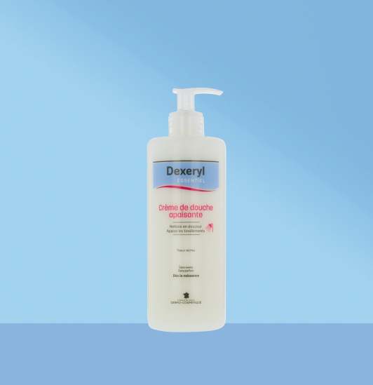 Crème de douche apaisante