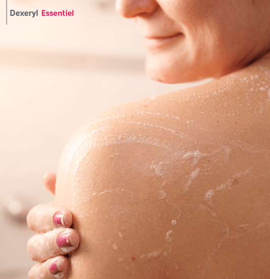Crème de douche apaisante