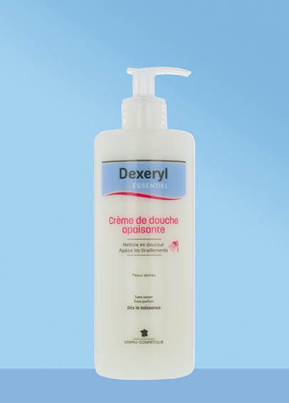 Crème de douche apaisante